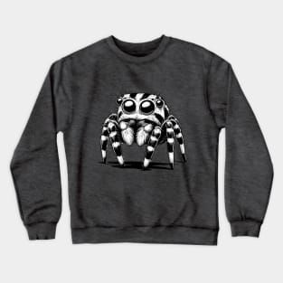 Cute jumping spider Crewneck Sweatshirt